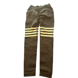 New in Package Dreamoon Black/White Seamless Leggings Pockets Size Small